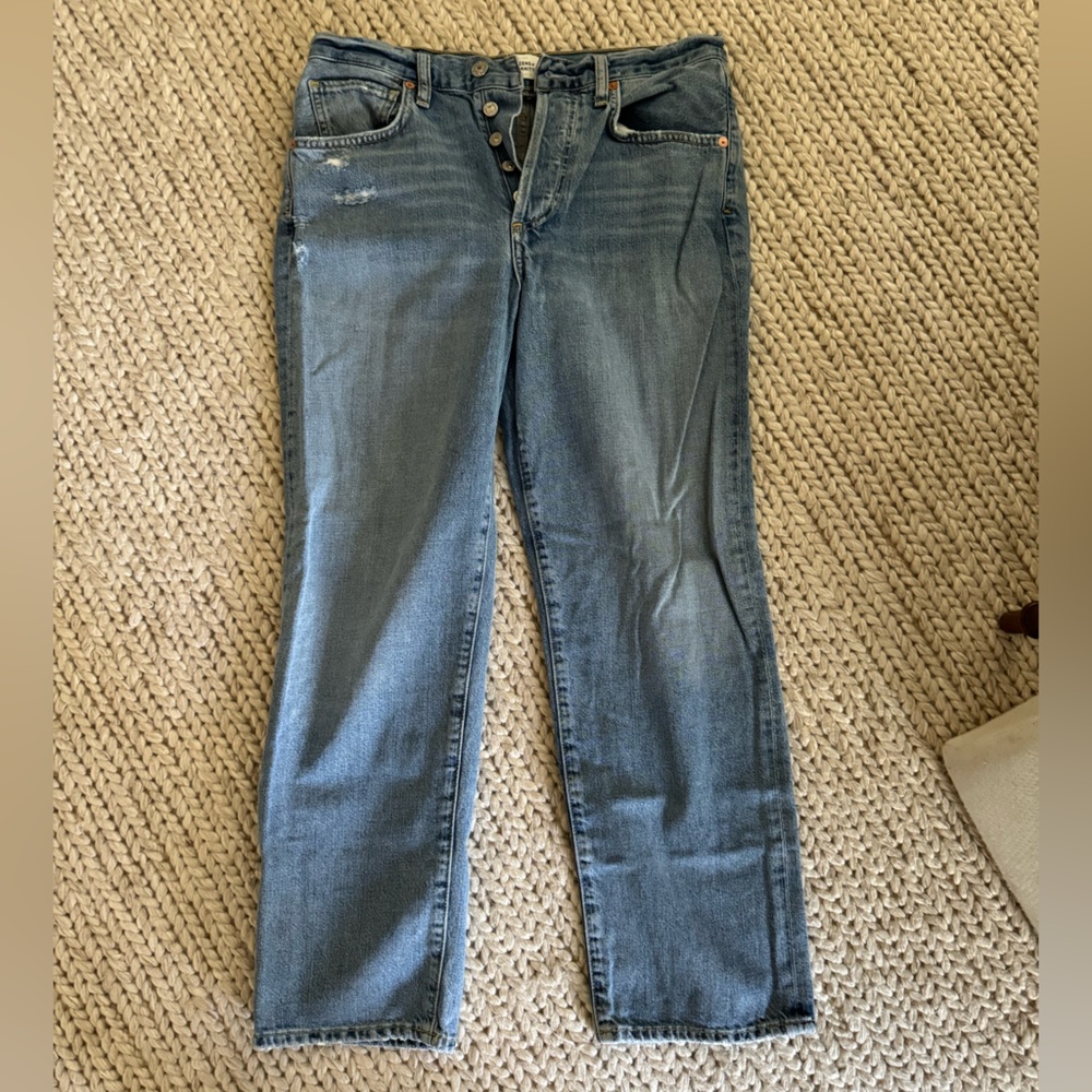 Citizens of Humanity Emery Crop Relaxed Straight Size 26